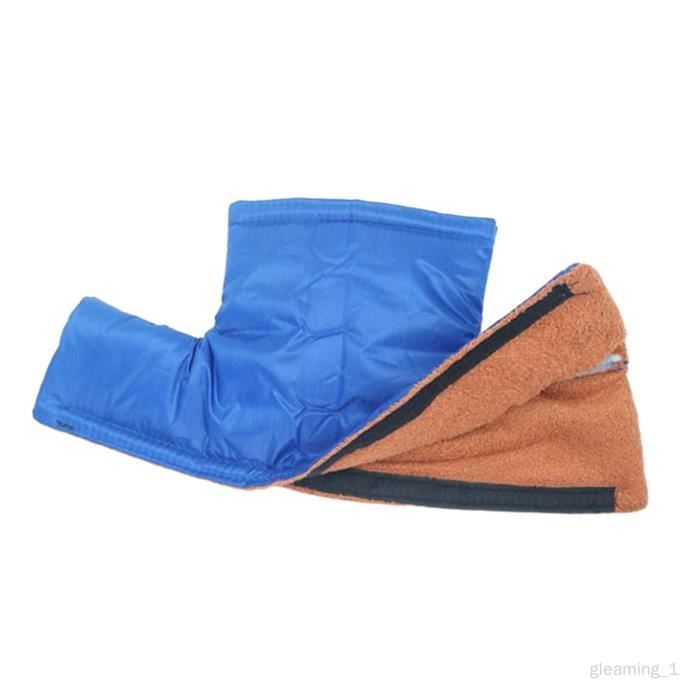 Couverture Isolante Pour Compteur D'eau - Protection Hiver - Longueur 55 Cm - Tissu Bleu - Neuf Sous Emballage
