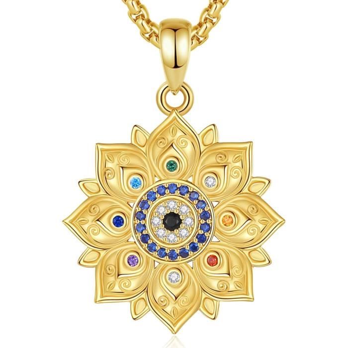 Pendentif Chema Israël en Or - rond | Shining Light