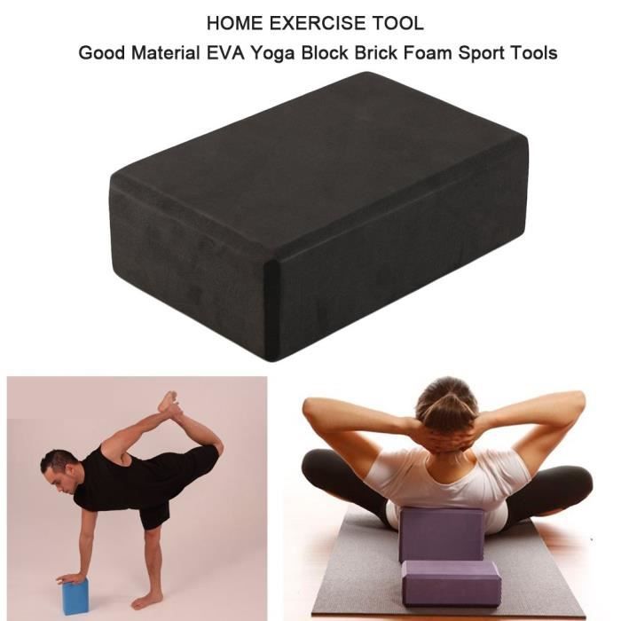 Outil d exercice a la maison Bon materiel de sport de mousse de brique de bloc de yoga d EVA Cdiscount Sport