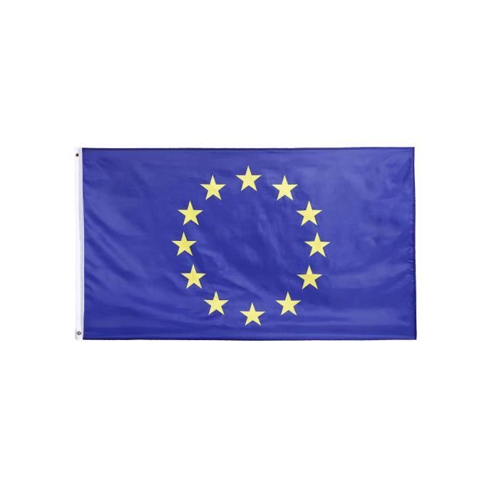 Drapeau de l'Union européenne 12" Bleu & Jaune Imprimé Latex Ballons Pack De 20