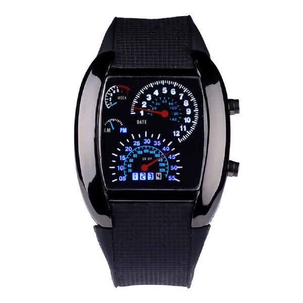 Montre Sport A Led Rpm Tableau De Bord Compteur Voiture Achat
