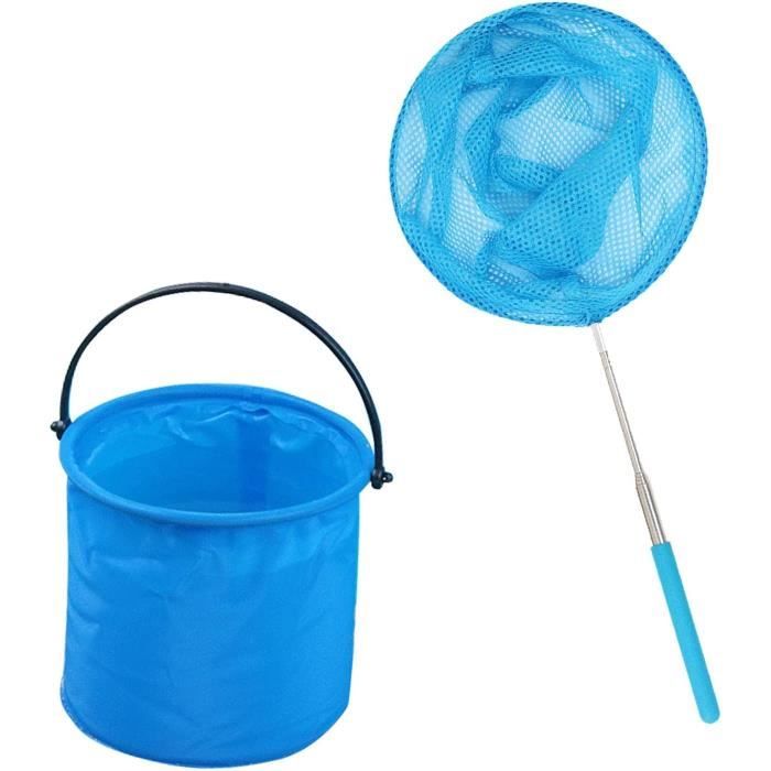 Filet à Papillons Télescopique Diamètre 50cm Poche Vert Kaki