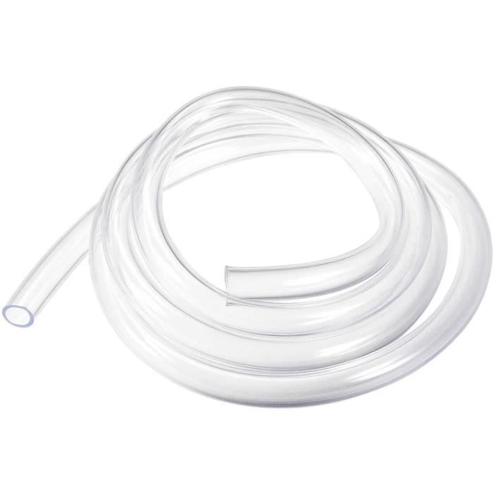 Tube Transport DMiotech 6mm Interne Diamètre 8mm Externe Diamètre PVC Vinyle Tube Flexible Transparent Tuyau, Vinyle Tube Pour Huile Transportant Ligne, 4m Longueur Tuyeau Plastique