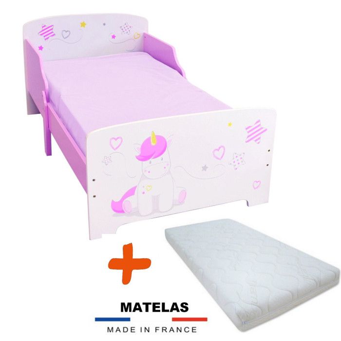 Lit en bois Licorne + Matelas Lit en bois Licorne + Matelas