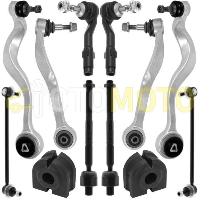 Kit bras de suspension avant compatible SERIE 5 E60 E61 520D 525D 530D 535D composé de 12 pièces