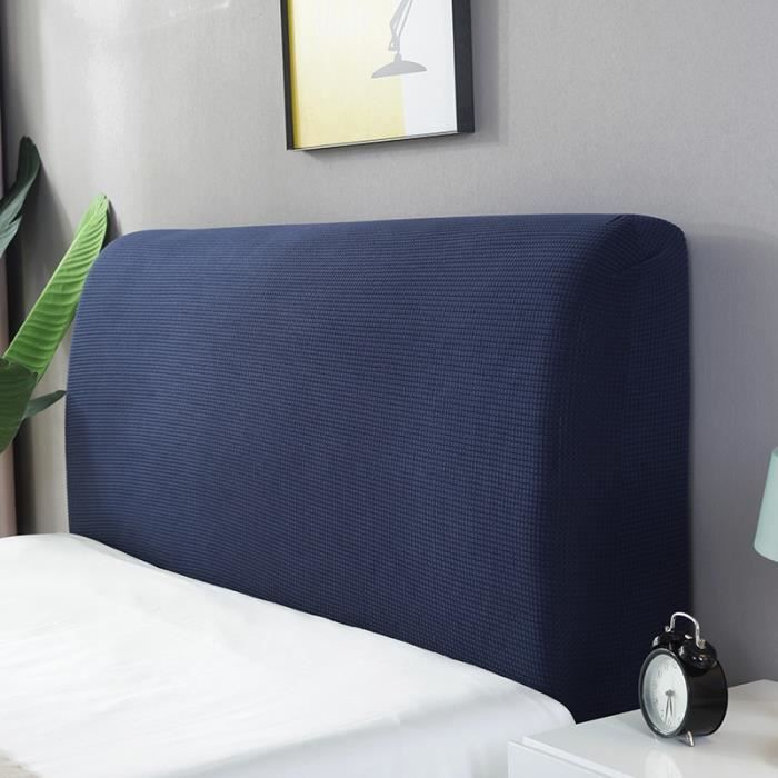 KOv-12005 Housse De Tête De Lit Matelassée Couleur Unie Extensible
