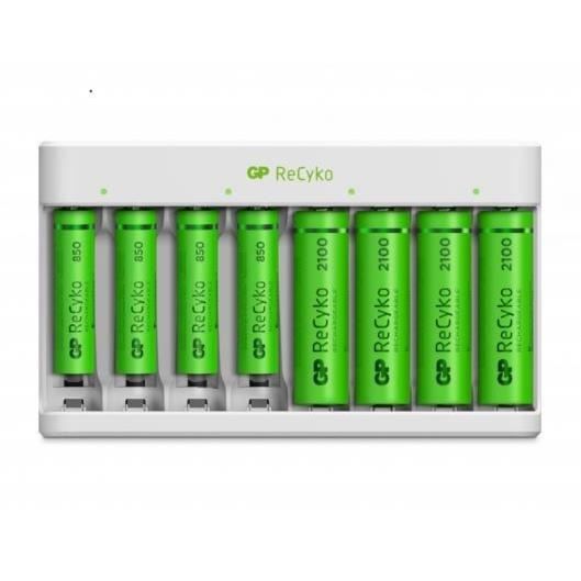 CELLONIC® Chargeur de piles AA et AAA USB avec 4 compartiments