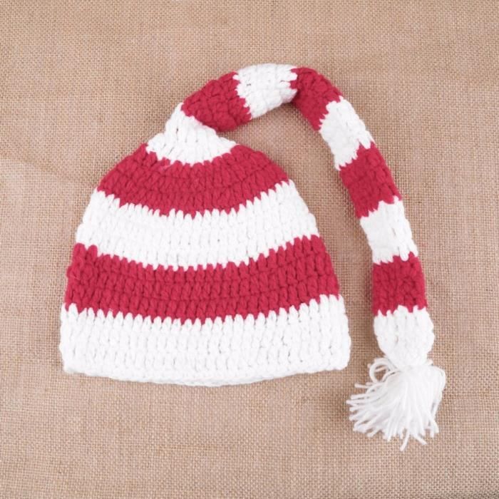 Ar3650 Bebe Fille Garcon Chapeau De Noel Crochet Tricot Photo Photographie Accessoire Chapeau Casquette Decoration De Noel Achat Vente Casquette Cdiscount