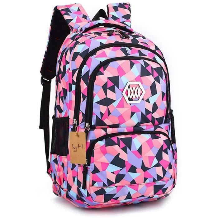 Scione Femmes Sacs à Dos école Enfants Cartables Pour Filles Primaire Sac Decole Rose Degrade Sac A Dos Etudiant Bookbag