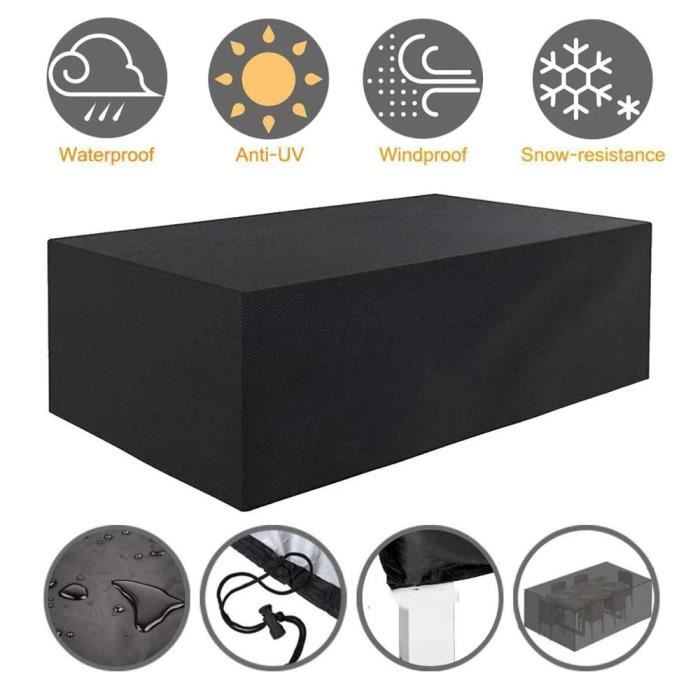 Housse de protection,Housse imperméable pour meubles de jardin, housse