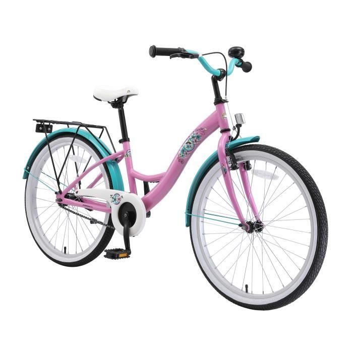 BIKESTAR v lo enfant de 10 ans 24 pouces Classic Rose