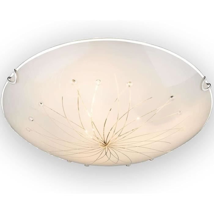 PLAFONNIER LAMPE DE Chambre à Coucher Spot Plafond Bois Mobile 2-flammig E14 EUR 38,39 - FR