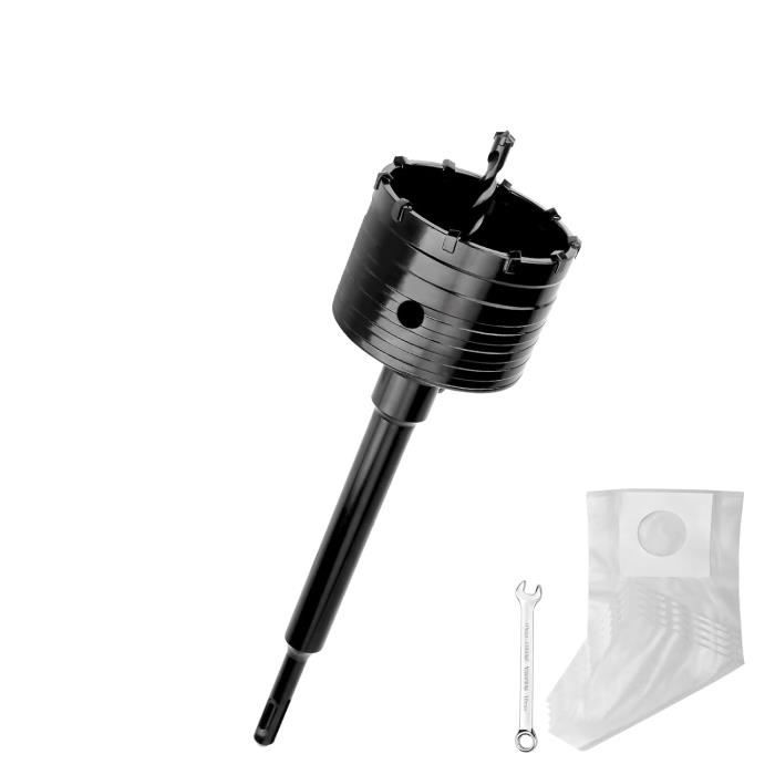 Couronne De Forage 110mm Avec Adaptateur SDS Plus - Pour Maçonnerie, Brique, Pierre - Foret Inclus