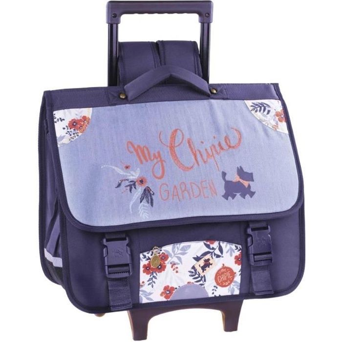 Cartable roulettes Chipie My Garden 41 CM Cdiscount Bagagerie