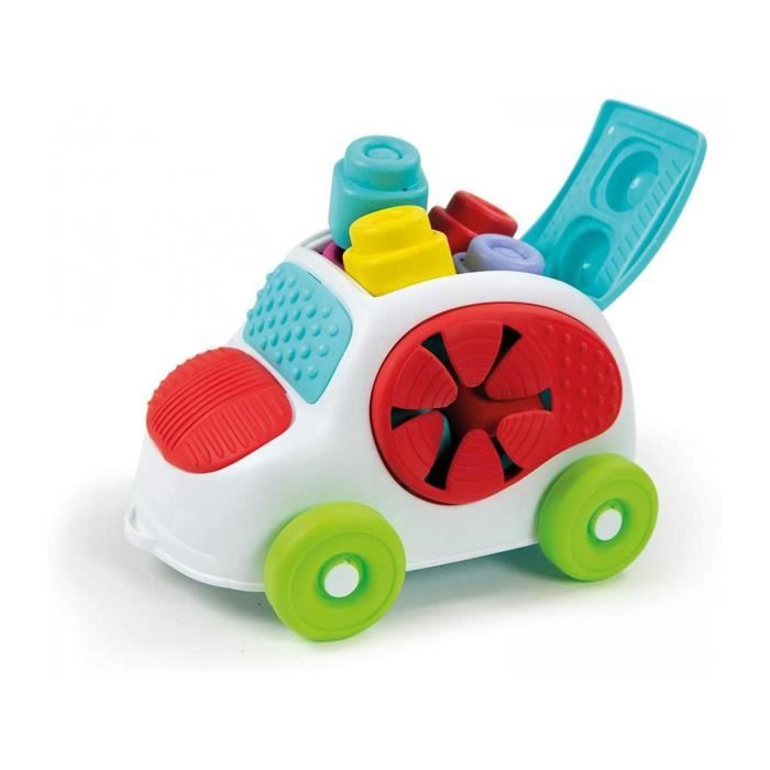 Voiture sensorielle - Clementoni - Clemmy - Cubes souples -Découverte des sens - Dès 6 mois