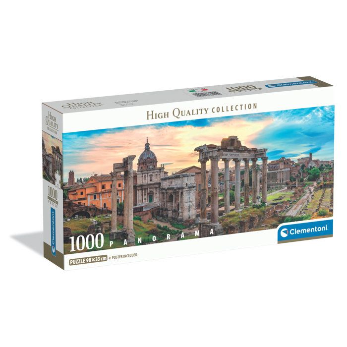 Puzzle 1000 pièces Panorama : Crépuscule sur 'Empire Éternel Clementoni Puzzles - vue 5