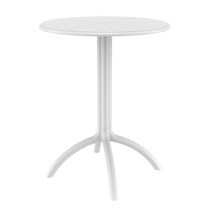 Clp Table De Jardin Ronde Octopus Diametre O 60 Cm En Plastique