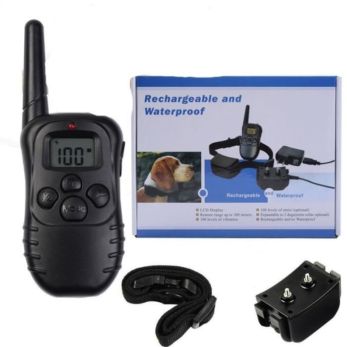 998DR Rechargeable Electronic Pet Dog Training Collar With Screen