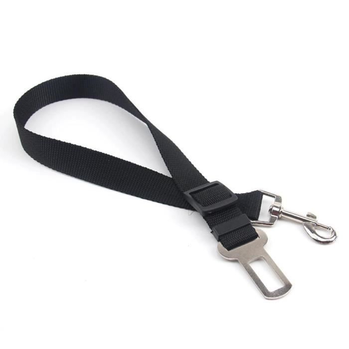 Ceinture De Sécurité élastique Pour Chien Et Chat - Lot De 2, Longueur Réglable 54-90 Cm, Jusqu'à 40 Kg, Compatible Avec Boucles Auto Standard