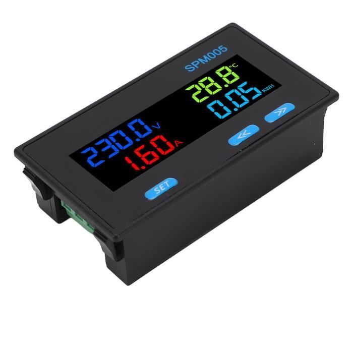 Voltmètre Ampèremètre Numérique DC 100V 10A - Double Affichage LED Bleu Et Rouge - Outil De Mesure Précise Pour Électronique Et Bricolage - 8