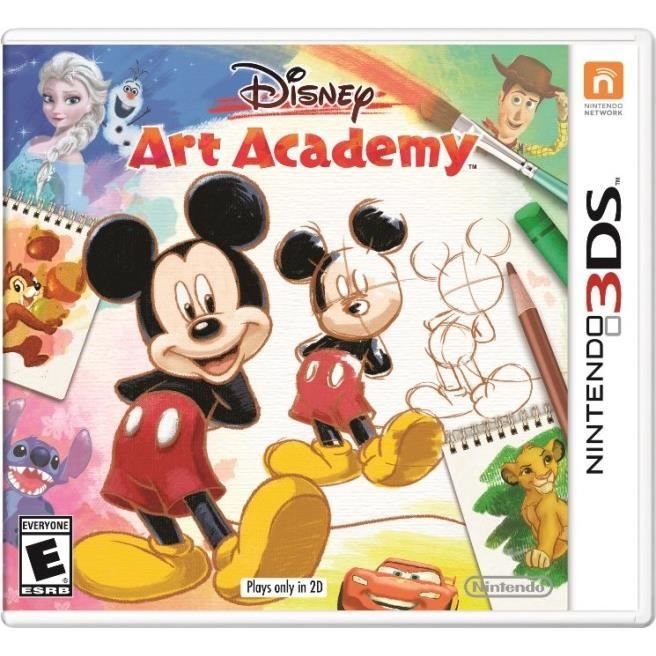 Jeu Vidéo - Disney - Disney Art Academy - 3DS - Casual - 3+