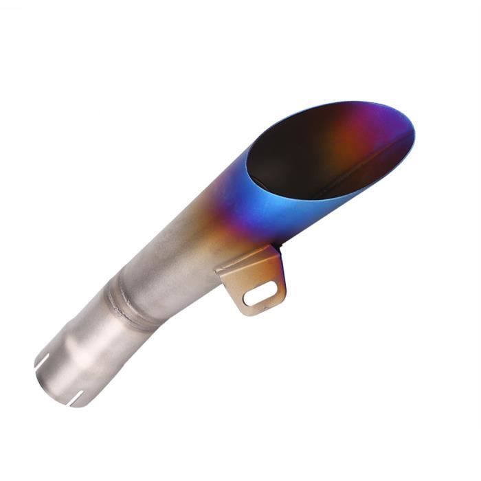 Embout D'échappement Universel Pour Moto – Acier Inoxydable, Diamètre Réglable 38-51 Mm, Silencieux Intégré