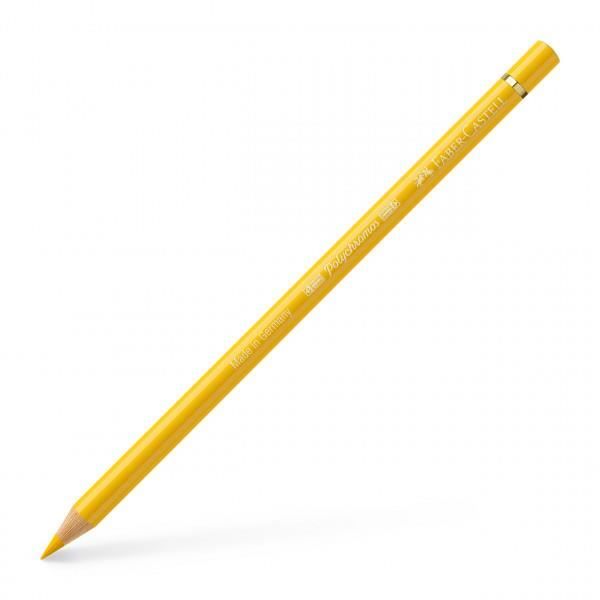 Crayon de couleur jaune cadmium foncé Polychromos Faber-Castell