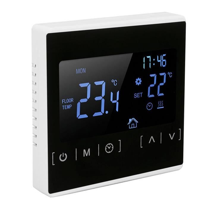 Thermostat Écran Tactile Intelligent FDIT - Contrôleur De Température À Double - Blanc