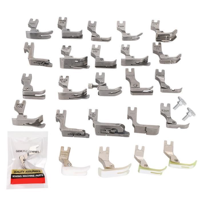 Lot De 5 Pieds Presseurs Universels Pour Machine à Coudre - Singer, Brother, Janome... - 2