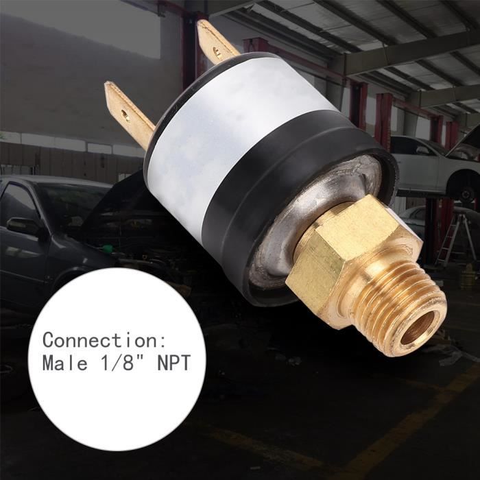 Pressostat d'air pour compresseurs d'air 14 NPT cotes males jusqu'?? 30 amp??re Pressostat d'air pour compresseurs d'air 14 NPT cotes males jusqu'?? 30 amp??re