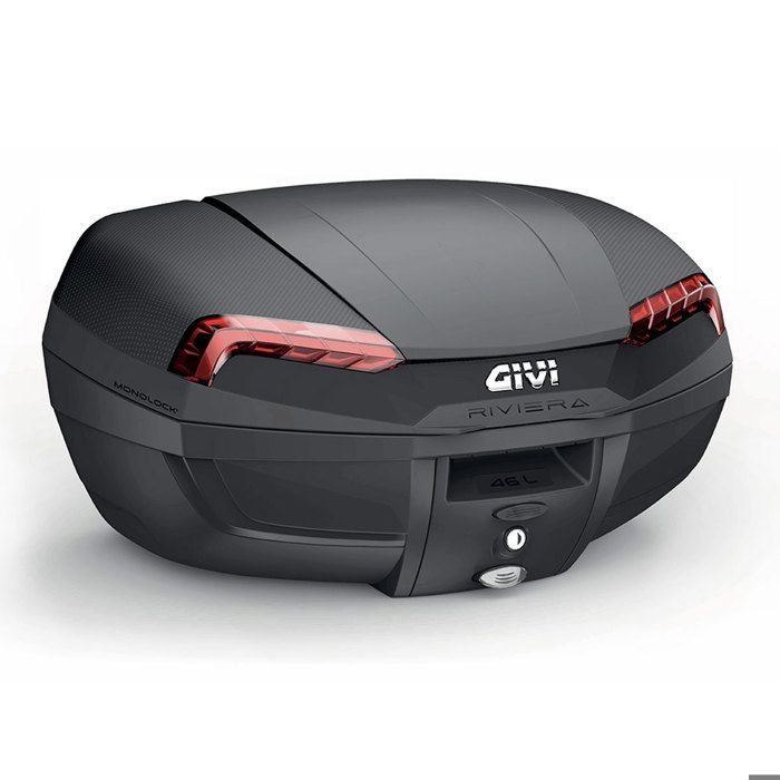 GIVI Koffer E450N + Platte E341 + Rückenlehne Piaggio Beverly 400 2004-2007