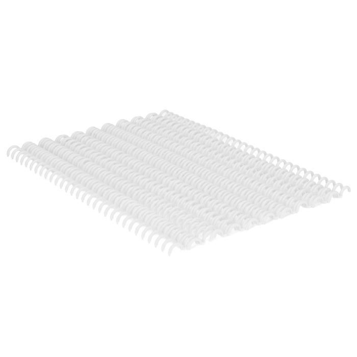 50 Reliures à Double Anneau Métal 19mm - Capacité 180 Pages A4