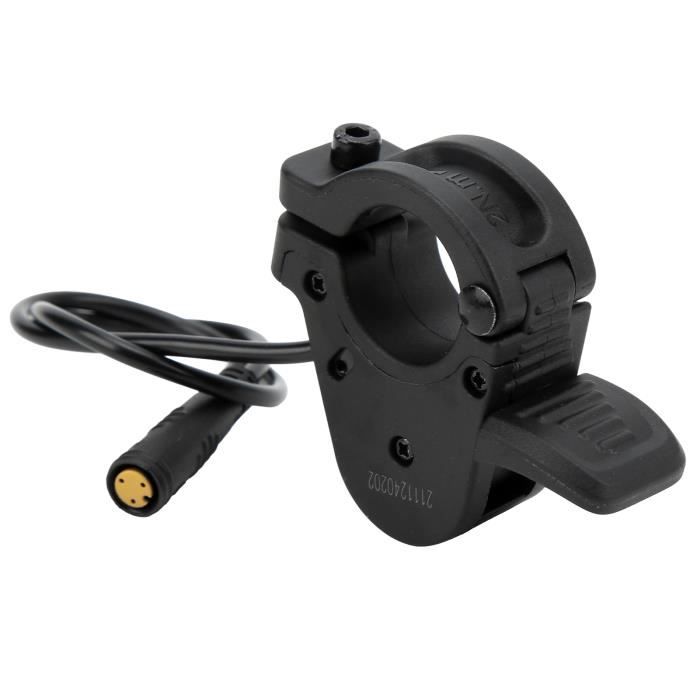 Accélérateur à Pouce 300X Pour Vélo électrique, Compatible 24V 36V 48V 52V 60V 72V, Connecteur étanche, Installation Sans Démonter La Poignée, Diamètre 21,5 Mm