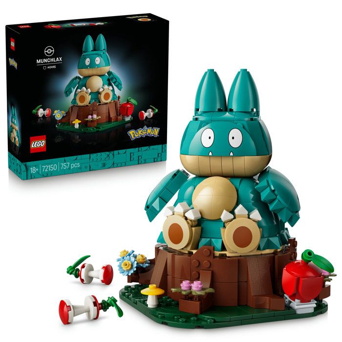 LEGO Pokémon 72150 Goinfrex Set Collector pour Adulte Idée Cadeau Gaming
