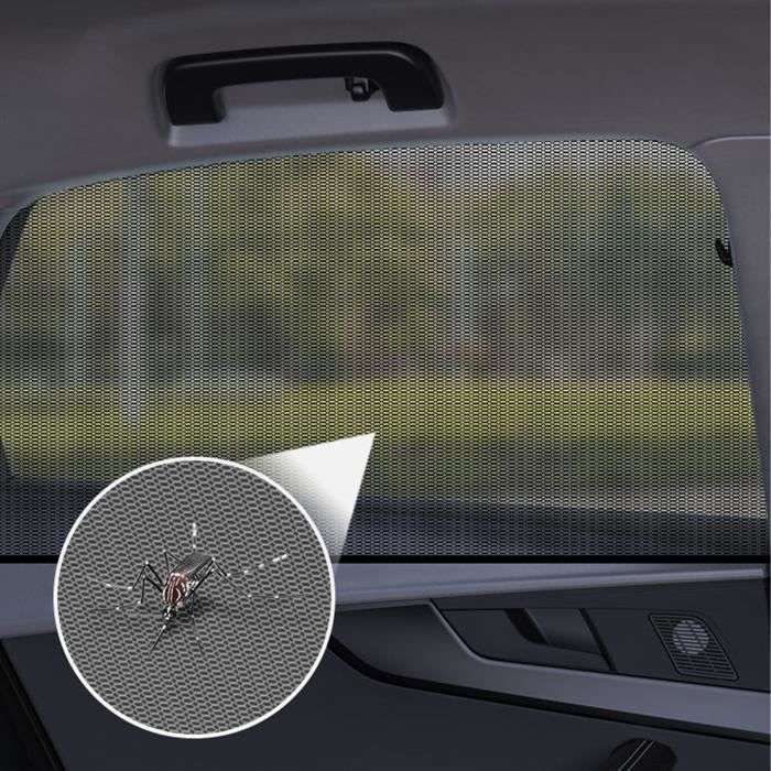 Mothinessto Pare- de fenêtre de voiture Pare- pour fenêtre de voiture, 2 pièces, Protection UV, rideaux de voiture auto interieur