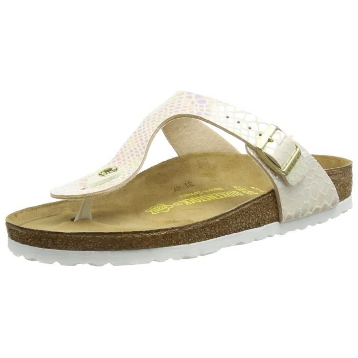 birkenstock femme doré