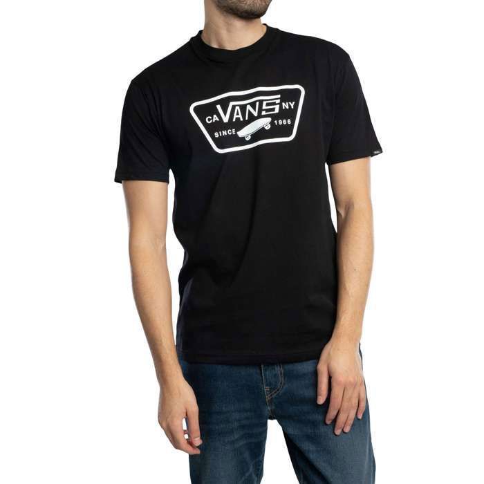 T shirt vans noir best sale et blanc