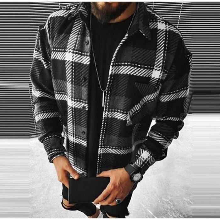 Chemise noir shop et or homme