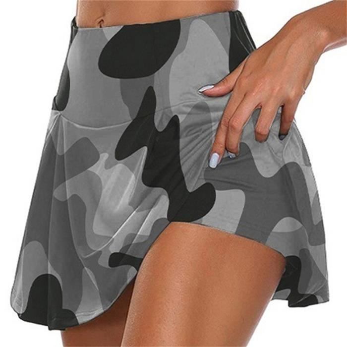 Mini-jupe Femme Courte – Tissu Stretch Souple, Ceinture élastique Bouclée, Style Tendance Eyecatch