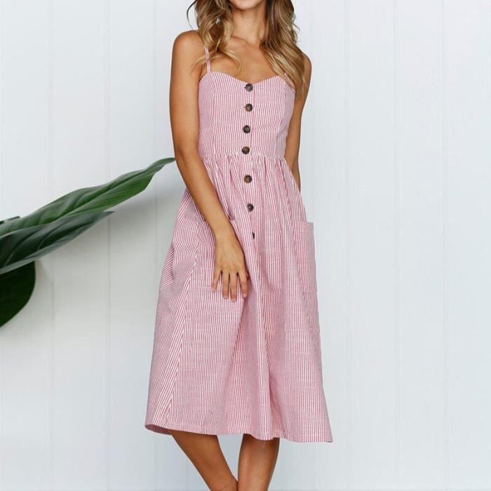 Robe D'été Boho Florale - Taille M-L, Idéale Pour La Plage, Neuve Avec étiquette
