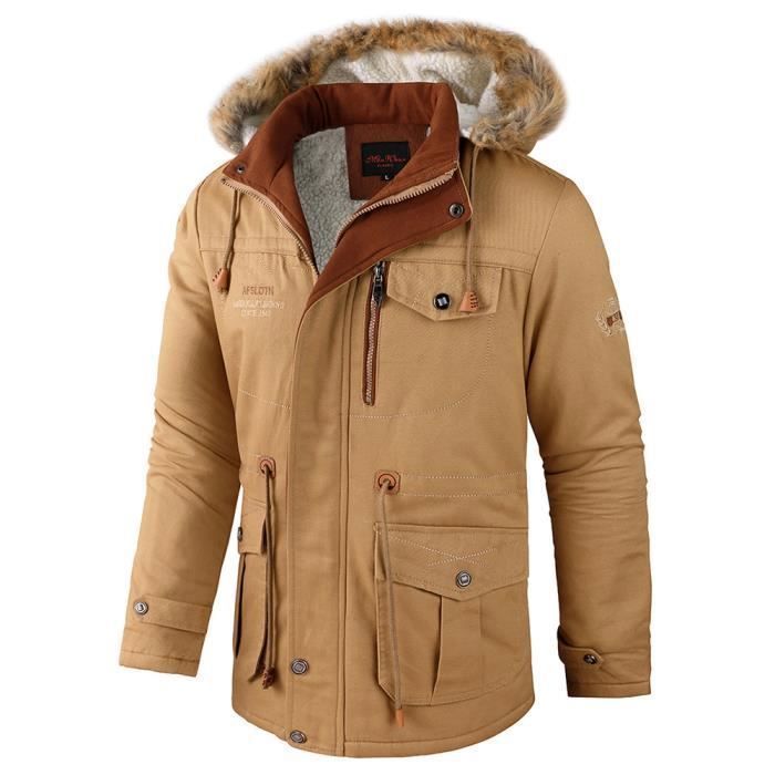 Parka mi long homme sales