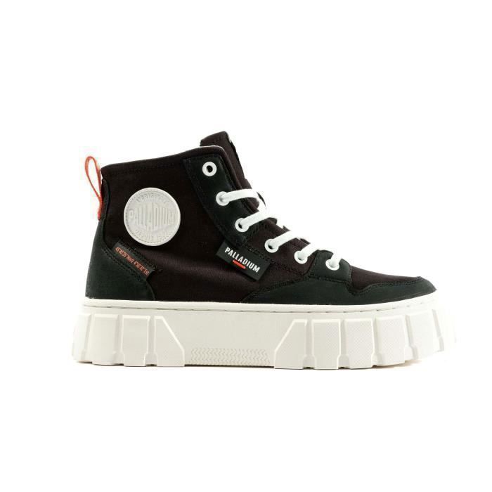 Bottines femme Palladium Pallatower Hi Noir Textile Pointure
