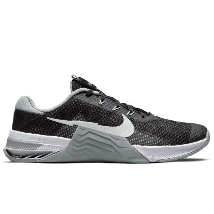 Chaussures d entrainement NIKE Metcon 7 Noir CZ8281 010 Lacets Adulte Plat Noir Cdiscount Chaussures