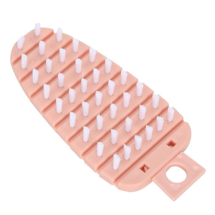 Brosse à Légumes 5 Pièces - Poils Naturels, Bois, Pour Nettoyer Fruits Et Légumes