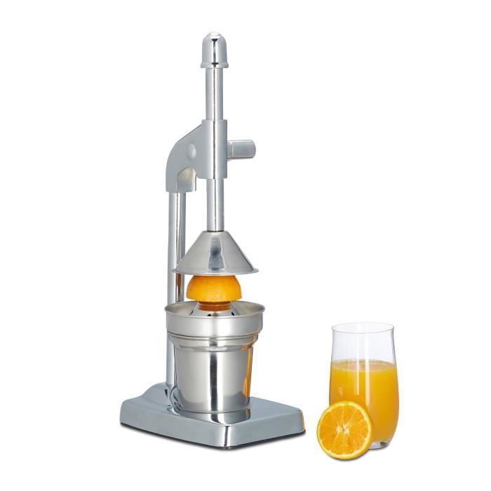 Relaxdays Presse Fruits Manuel Avec Levier Presse Orange Pommes Presse Citron Centrifugeuse Manuelle 37 X 12 X 18 Cm Argente Achat Vente Presse Fruit Legume Manuel Relaxdays Presse Fruits M1874 Cdiscount