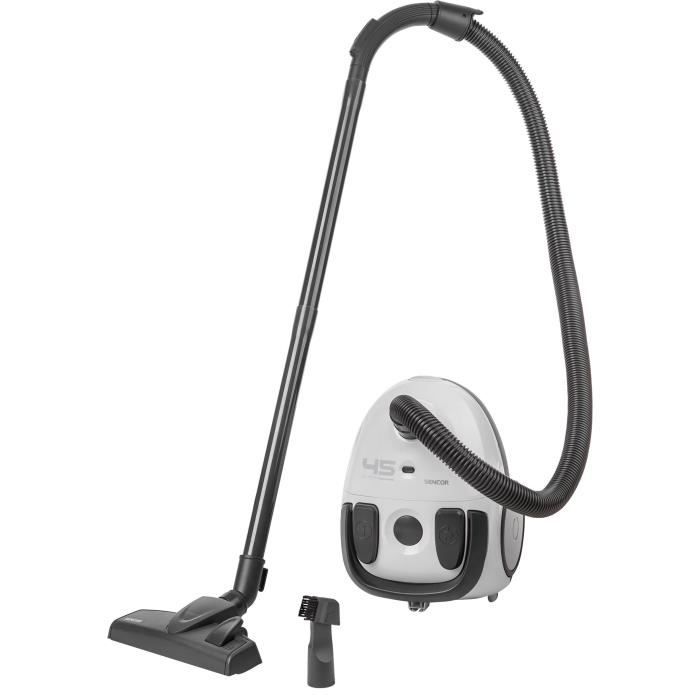 Aspirateur traîneau avec sac SENCOR SVC 45WH EUE3 Moteur ECO 79 dBA 1 5