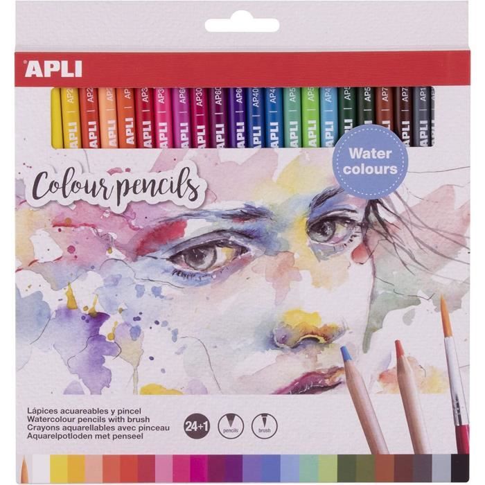 Awinker Lot De 24 Crayons Avec Gommes Animaux – Cadeau Fin De Fête Ou Anniversaire – Récompense Scolaire