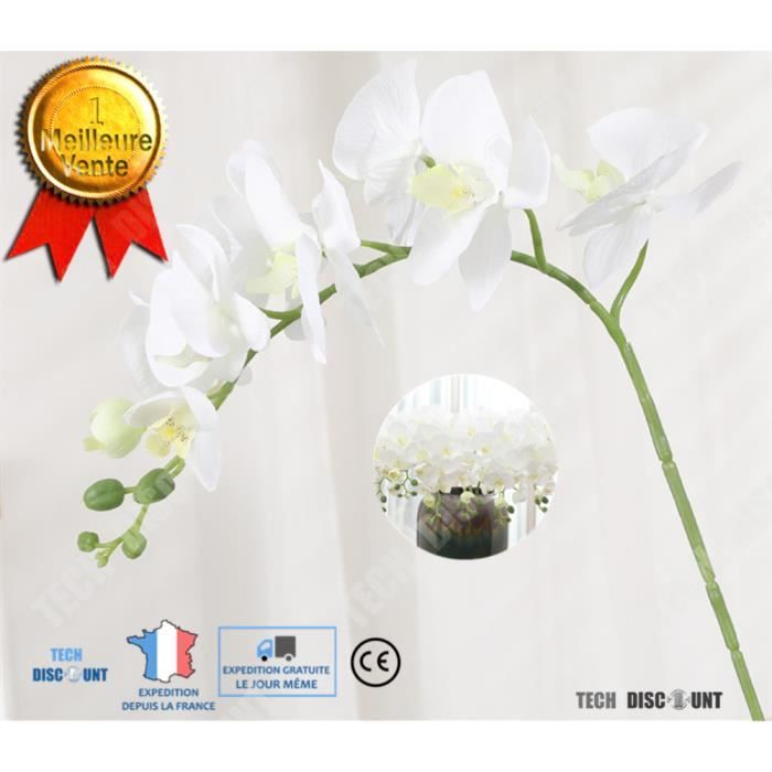 Td Orchidees Artificielles Blanche Branche Mariage Fleur
