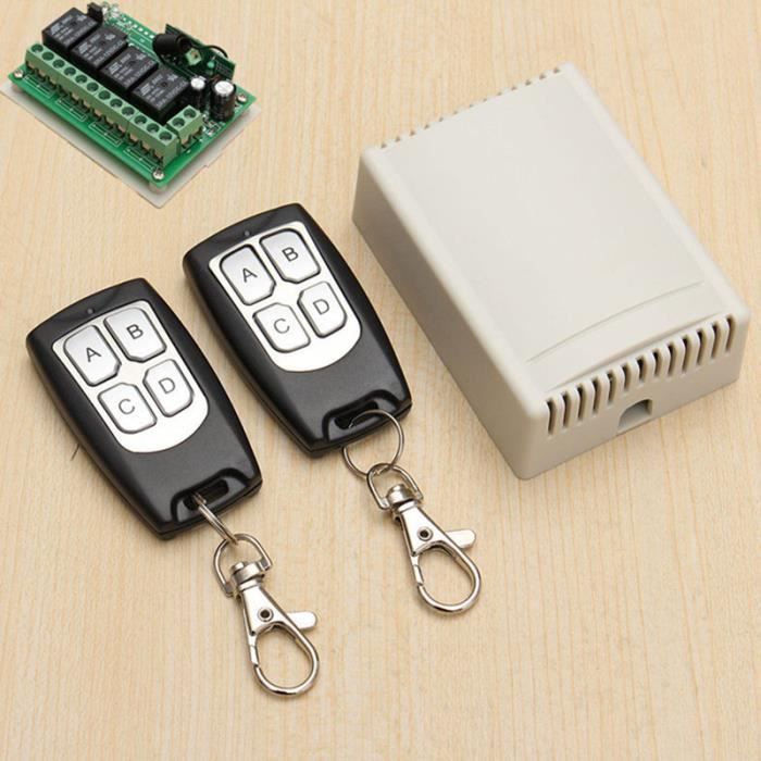 12 V 12CH Canaux Télécommande Sans Fil Relais radio Interrupteur émetteur-Récepteur Récepteur