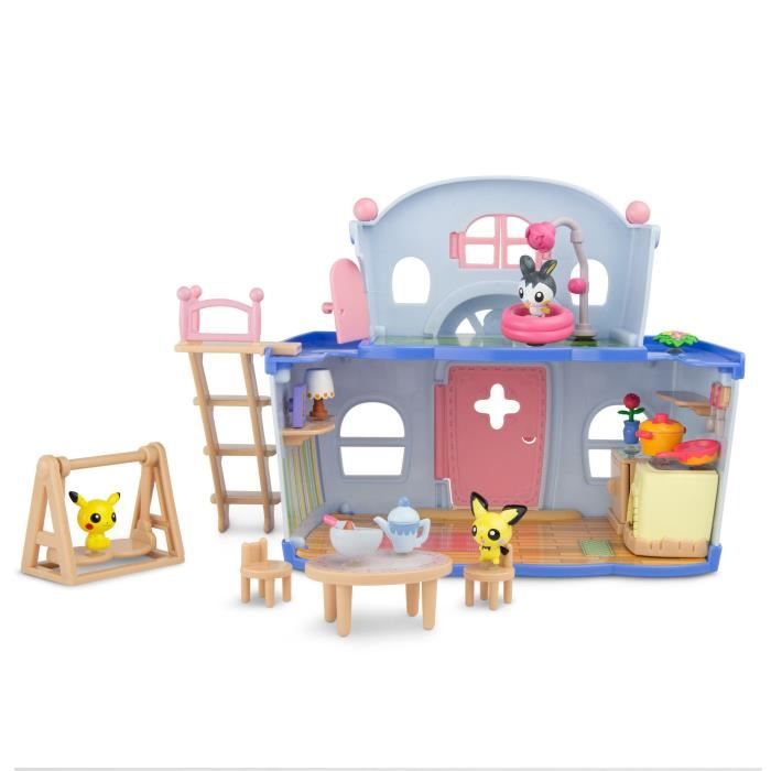 Tomy Parti Pokemon Petite Pals Maison Playset Pugcv Cdiscount Jeux Jouets